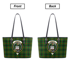 Kincaid Tartan Crest Leather Tote Bag