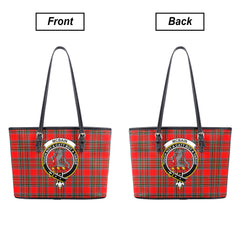 McBain Tartan Crest Leather Tote Bag