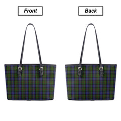 McCaskill Tartan Leather Tote Bag