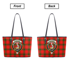 McQuarrie Tartan Crest Leather Tote Bag