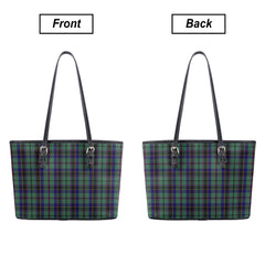 Stephenson Tartan Leather Tote Bag