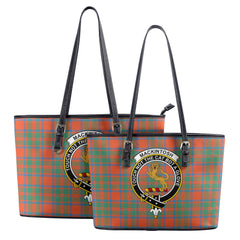 MacKintosh Ancient Tartan Crest Leather Tote Bag