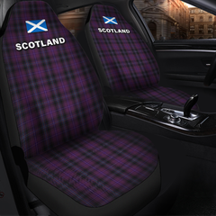 Passion of Scotland Purple Tartan Car Seat Cover