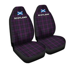 Passion of Scotland Purple Tartan Car Seat Cover