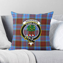 Anderson Modern Tartan Crest Pillow Cover