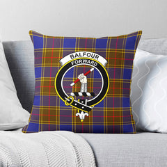 Balfour Modern Tartan Crest Pillow Cover