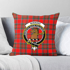 Binning (of Wallifoord) Tartan Crest Pillow Cover