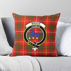 Bruce Modern Tartan Crest Pillow Cover