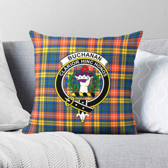 Buchanan Ancient Tartan Crest Pillow Cover