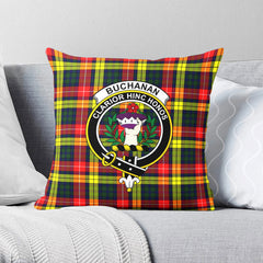 Buchanan Modern Tartan Crest Pillow Cover