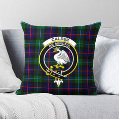 Calder (Calder-Campbell) Tartan Crest Pillow Cover