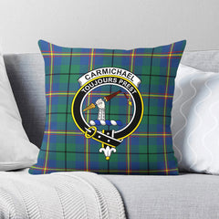 Carmichael Ancient Tartan Crest Pillow Cover