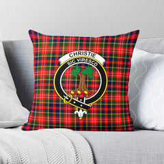 Christie Tartan Crest Pillow Cover