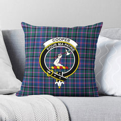 Cooper Ancient Tartan Crest Pillow Cover