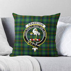 Cranstoun Tartan Crest Pillow Cover