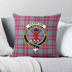 Crawford Ancient Tartan Crest Pillow Cover