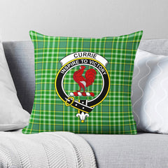 Currie Tartan Crest Pillow Cover