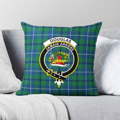 Douglas Ancient Tartan Crest Pillow Cover