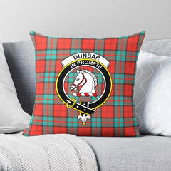 Dunbar Ancient Tartan Crest Pillow Cover