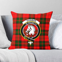 Dunbar Modern Tartan Crest Pillow Cover