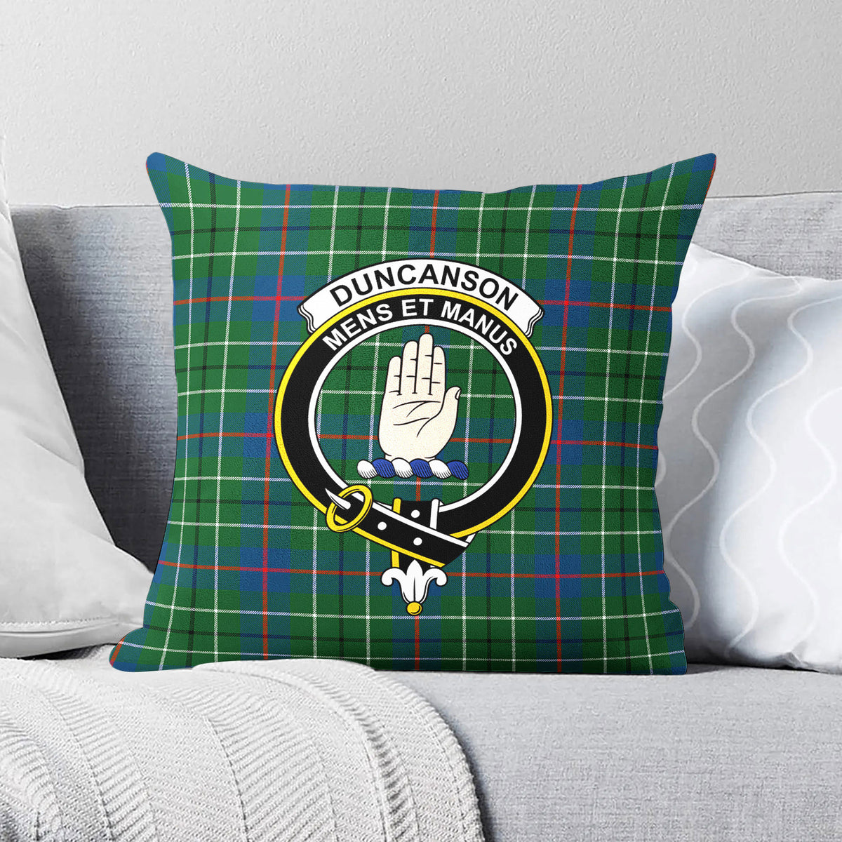 Duncanson Tartan Crest Pillow Cover