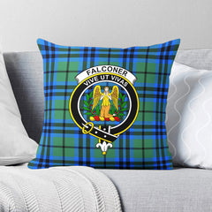 Falconer Tartan Crest Pillow Cover