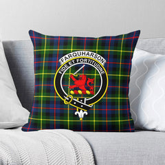 Farquharson Modern Tartan Crest Pillow Cover