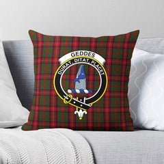 Geddes Tartan Crest Pillow Cover