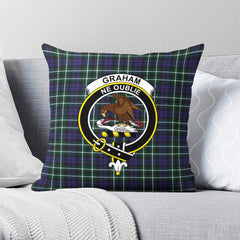 Graham of Montrose Modern Tartan Crest Pillow Cover