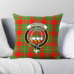 Grierson Tartan Crest Pillow Cover