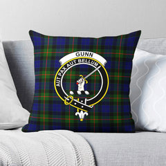 Gunn Modern Tartan Crest Pillow Cover