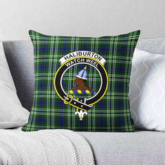 Haliburton Tartan Crest Pillow Cover