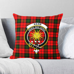 Kerr Modern Tartan Crest Pillow Cover