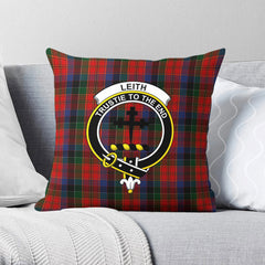 Leith Tartan Crest Pillow Cover