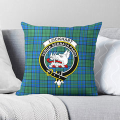 Lockhart Tartan Crest Pillow Cover