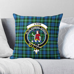 Lyon Tartan Crest Pillow Cover