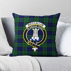 MacCallum Modern Tartan Crest Pillow Cover