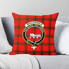 MacDonald of Sleat Tartan Crest Pillow Cover