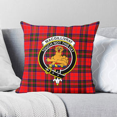 MacGillivray Modern Tartan Crest Pillow Cover