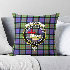 McDonald Ancient Tartan Crest Pillow Cover