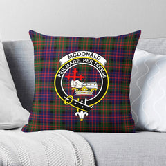 McDonald Modern Tartan Crest Pillow Cover