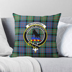 McDonnell of Glengarry Ancient Tartan Crest Pillow Cover