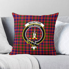 McIntyre Modern Tartan Crest Pillow Cover