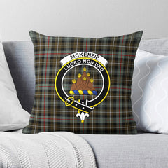 McKenzie Weathered Tartan Crest Pillow Cover