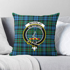 McKinlay Ancient Tartan Crest Pillow Cover