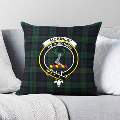 McKinlay Modern Tartan Crest Pillow Cover