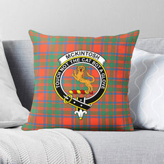 McKintosh Ancient Tartan Crest Pillow Cover