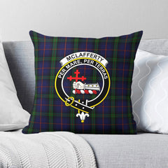 McLafferty Tartan Crest Pillow Cover