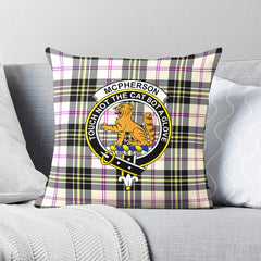 McPherson Dress Ancient Tartan Crest Pillow Cover