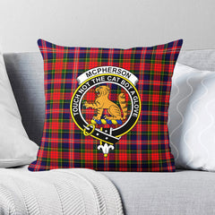 McPherson Modern Tartan Crest Pillow Cover